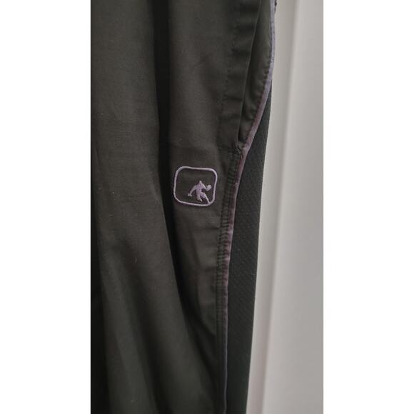 AND1 Basketball Pants Wind Zipper Leg Sz 2X Black Pull On - Picture 2 of 9